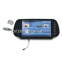 7-inch Rear View Mirror Monitor with Bluetooth 32-bit Games