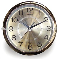 Aluminum Dial quartz wall Clock No. 916
