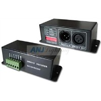 DMX 512 RGB PWM led controller, led DMX512 decoder, led dimmer controller