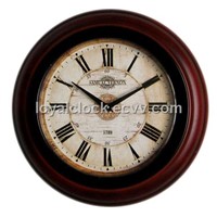 Decorative metal wall clock