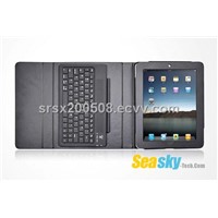 Bluetooth Keyboard with Leather Case for iPad