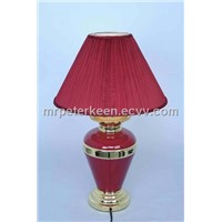 Mushroom Pleated Table Lampshade