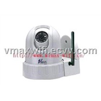 Wireless Network PTZ Camera,one way audio(external connection MIC)