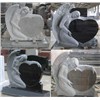 Traditional Single Angel Heart Monuments with Various Color Selection