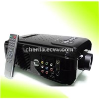high quality video projector with HDMI and built in tv support 1080p