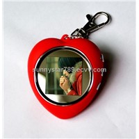 1.5inch Heart Shape Keychain Frame