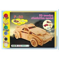 3D Wooden Simulation Model Toys