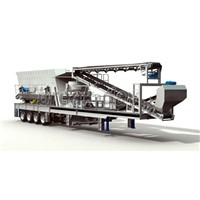 Closed-circuit Mobile Cone Crusher Crushing Plant