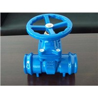 (DIN) Ductile Iron Resilient Seat Gate Valve NRS Flanged Ends