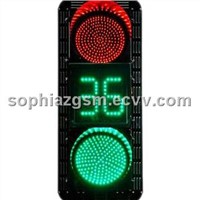 LED Traffic Light 1 Red + 1 Green + 1 Countdown