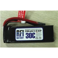 RFI 3Cell 2200mAh 11.1V 30C Li Poly Lithium Batteries