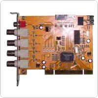 4 Channel 2 Real Time CCTV DVR Recorder Card