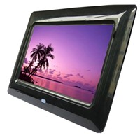 7inch LCD Black Plastic Digital Photo Frames