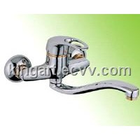 Antique Brass Lavatory Faucet (GH-11606)