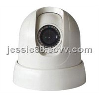 Color Mini IR Pan Tilt Zoom Dome Camera