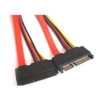 Green Connection 15+7 Pin SATA Serial ATA Male to Female Power Cable