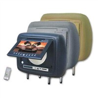 Headrest DVD Player with IR Remote Control, Zip-Off Cover and Dual Speakers