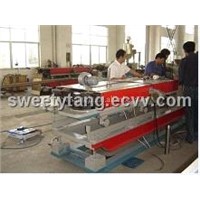 PE/PP/PVC single wall corrugated pipe extrusion line