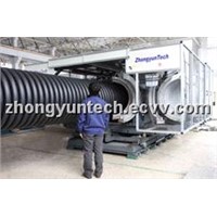 PE Double Walled   Corrugated Pipe machine