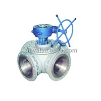 Four-way Four-seal Ball Valve