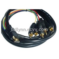 RCA Cable/Handy HDMI To Component Video Cable/AV Cable/Audio Cable