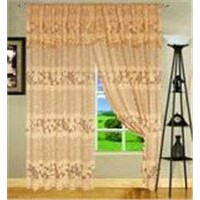 Warp Knitting Lace Polyester Curtain