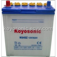 dry charge car battery -NS40Z-12V36AH