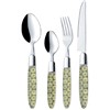 Plastic Handle Tableware Fork Spoon Knife Set