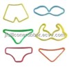 Swimsuit Shaped Silicone Rubber Bands (JFXP016)