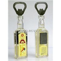 Acrylic Bottle Opener with Fridge Magnets