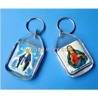 Acrylic Ultrasonic Wave Key Chain