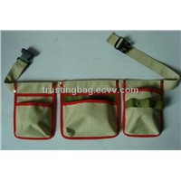 Polyester 3 Pockets Waist Tool Bag