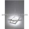 Modern Double Sided Ceiling Light - Pendant Square