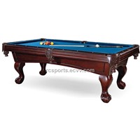 American Carving Pool Table
