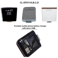 Portable Mobile Phone Battery Chargers with USB