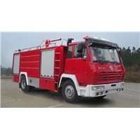 Shanqi Single Axle Foam Fire Fighting Truck (8500L)