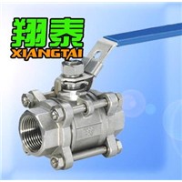 Stainless Steel 3pc Ball Valve with Thread