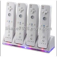 Wii Remote Charger with Fourfold Dock