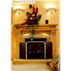 Gold Marble Fireplace