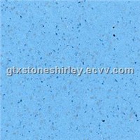 Glass Crystal Blue Synthetic Marble Tile