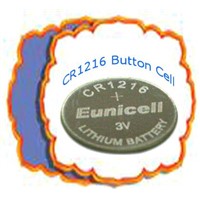 Lithium Lithium Button Battery Cell (CR1216)