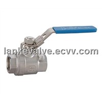 Two Piece Ball Valve with Lock