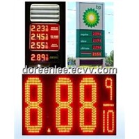 Gas Station LED Price Display
