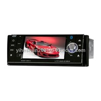 4.3-inch Touch Screen 1 DIN In-Dash Car DVD TV and Bluetooth - Detachable Panel