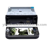 5.6- Inch Digital Touch Screen 1 DIN In-Dash Car DVD Player TV &amp;amp; Bluetooth - IPOD Function