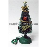USB Christmas Tree with Light
