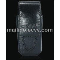 Wanjia Leather Mobile Case Covering - Black