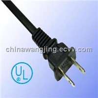 America Ul Approved AC Power Cord 2 Pin Plug