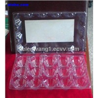 Disposable Clear Clamshell 15-Chicken Eggs Packing Container