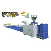 PVC, PP, PE, PC, ABS Small Profile Extrusion Line